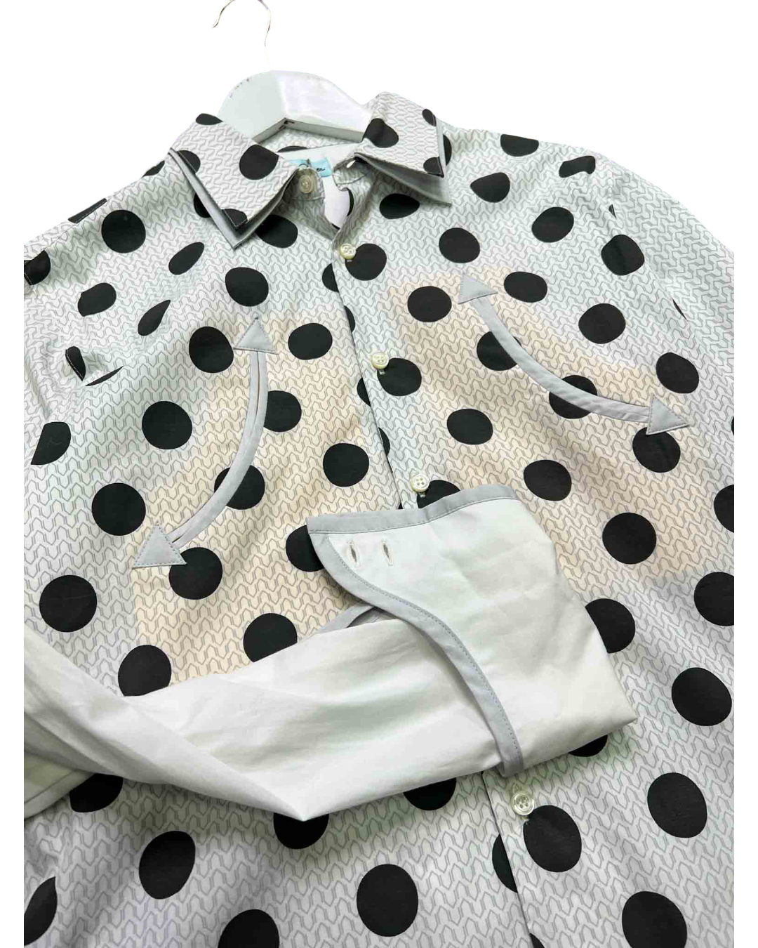 Size S | Kim Jones Polka-Dot Cotton Shirt NWT