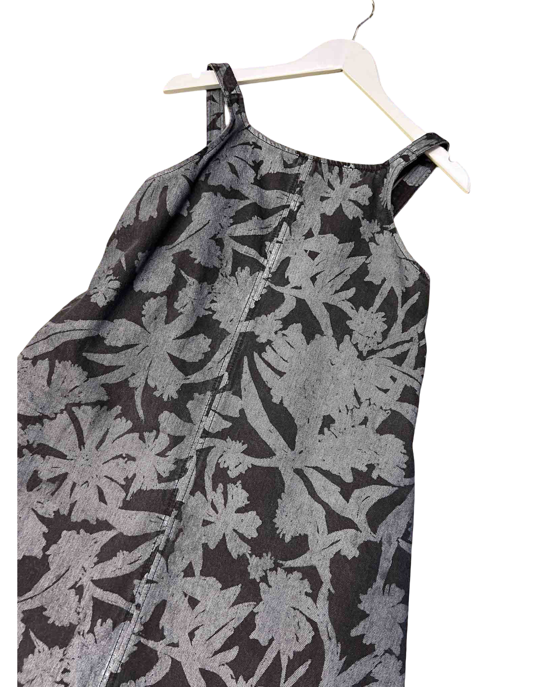 Size XS | Kowtow Grey Denim Pinafore Dress