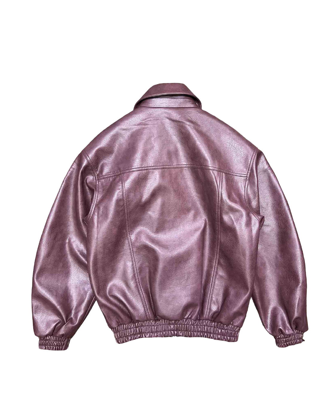 Size XS | The Frankie Shop Burgundy Prescott Faux Leather Jacket