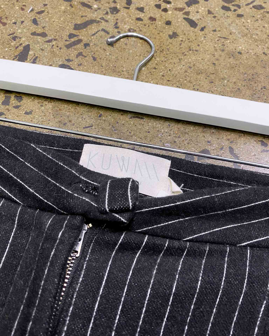 Size 12 | Kuwaii Black Pinstripe Tailored Pant