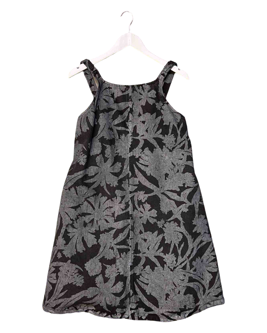 Size XS | Kowtow Grey Denim Pinafore Dress