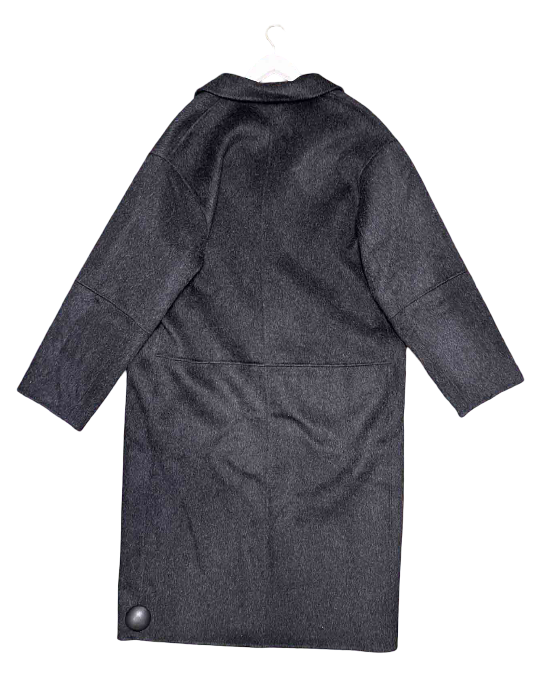 Size S | Alpha60 Grey Wool Leigh Coat