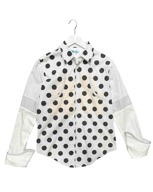 Size S | Kim Jones Polka-Dot Cotton Shirt NWT