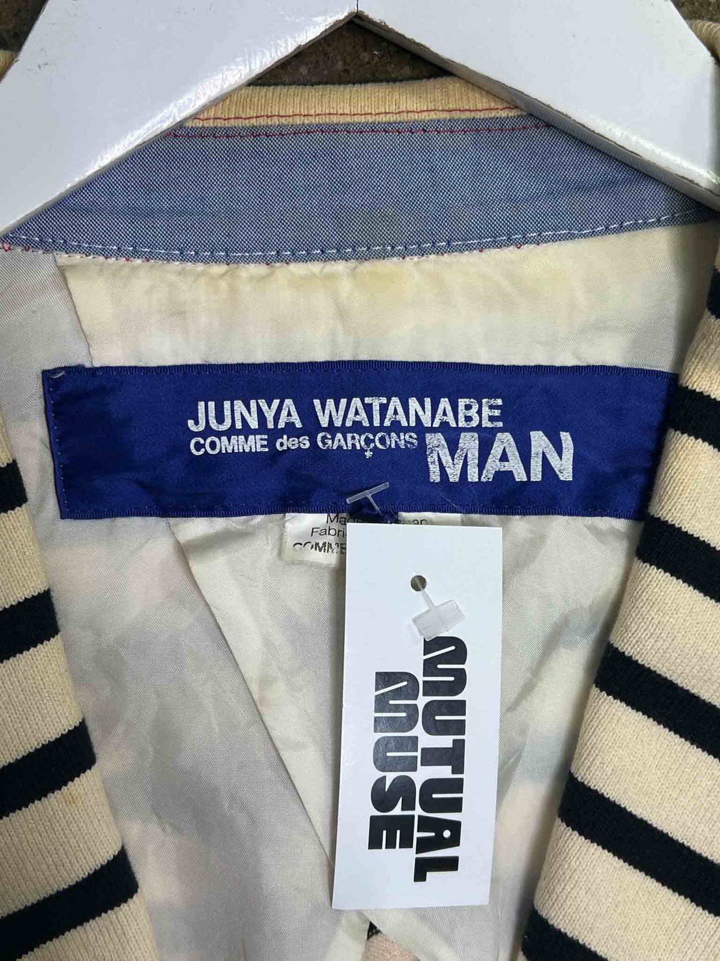 Size S | Junya Watanabe X Comme Des Garçons Striped AW2010 Blazer