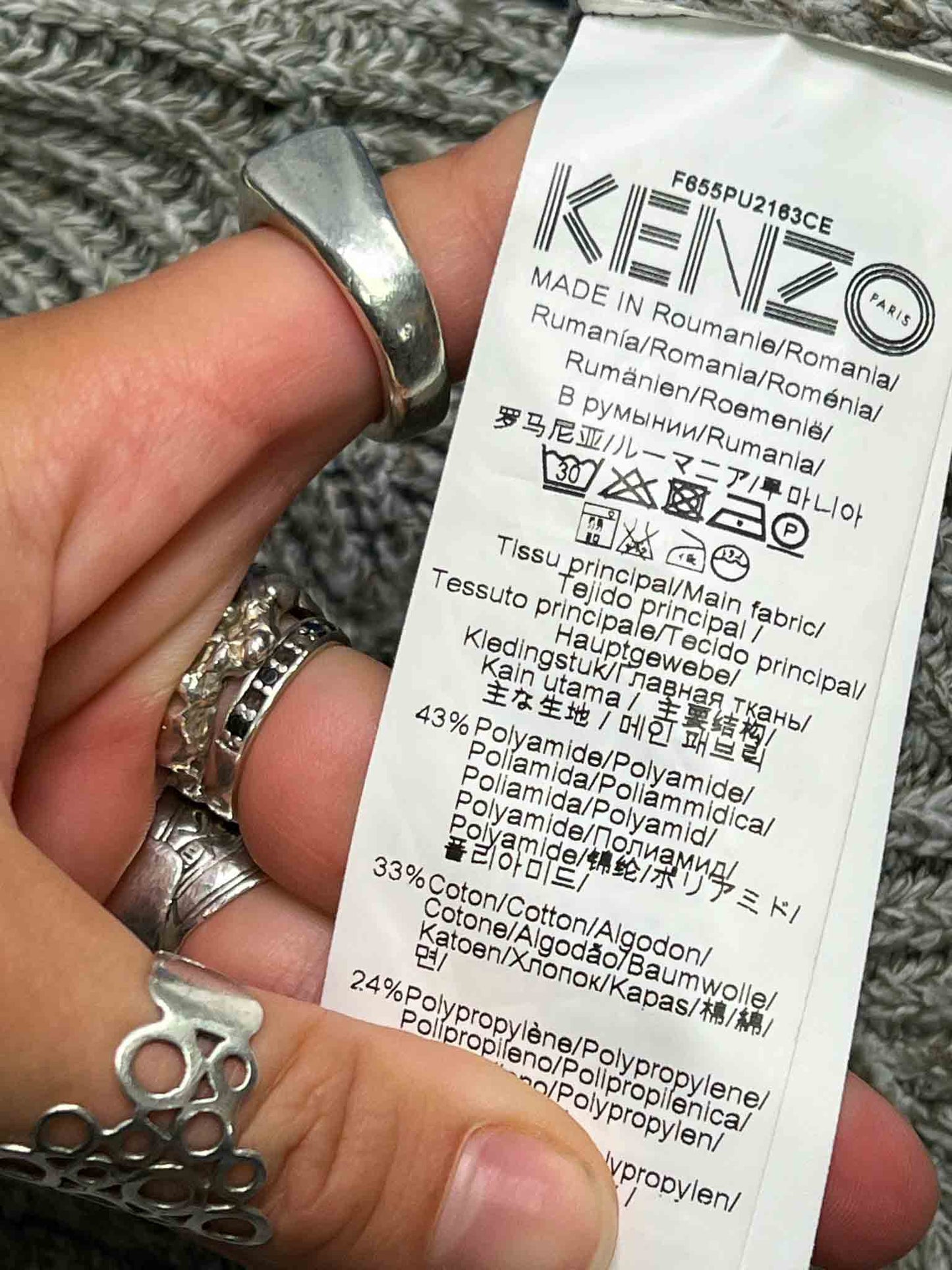 Size S | Kenzo Paris Blue Striped Jumper