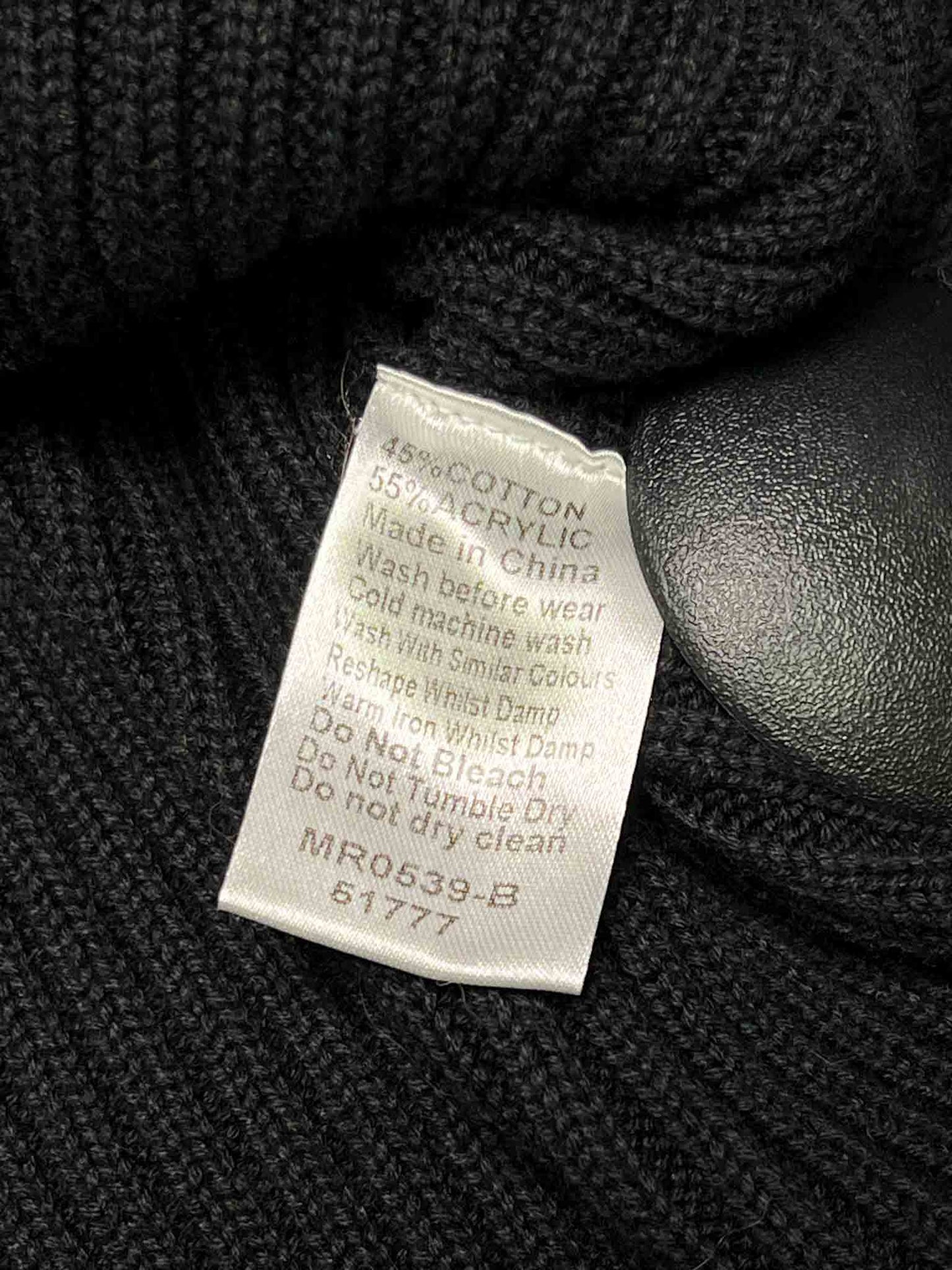 Size S | St Marlo Ribbed Polo Sweater