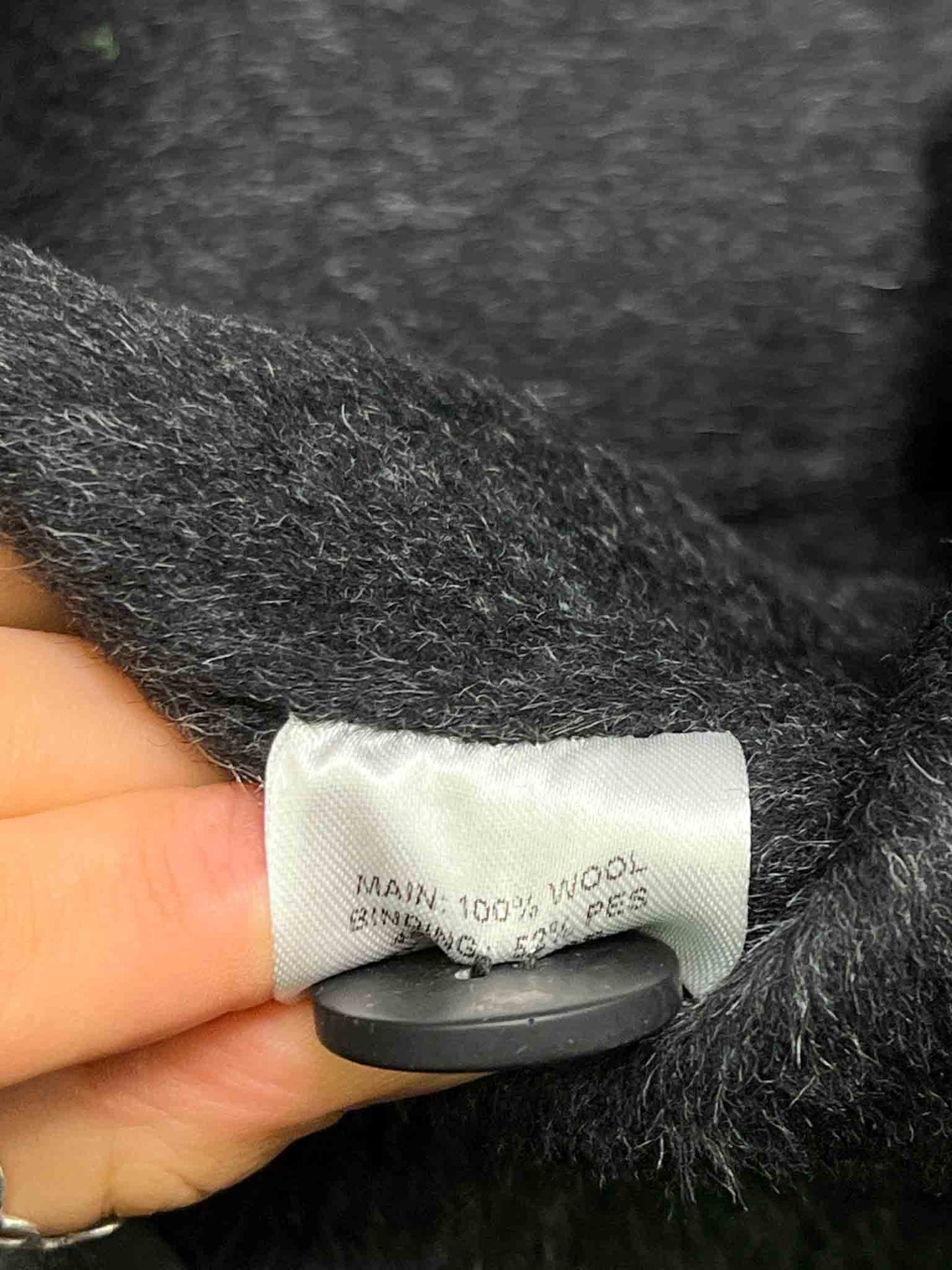 Size S | Alpha60 Grey Wool Leigh Coat