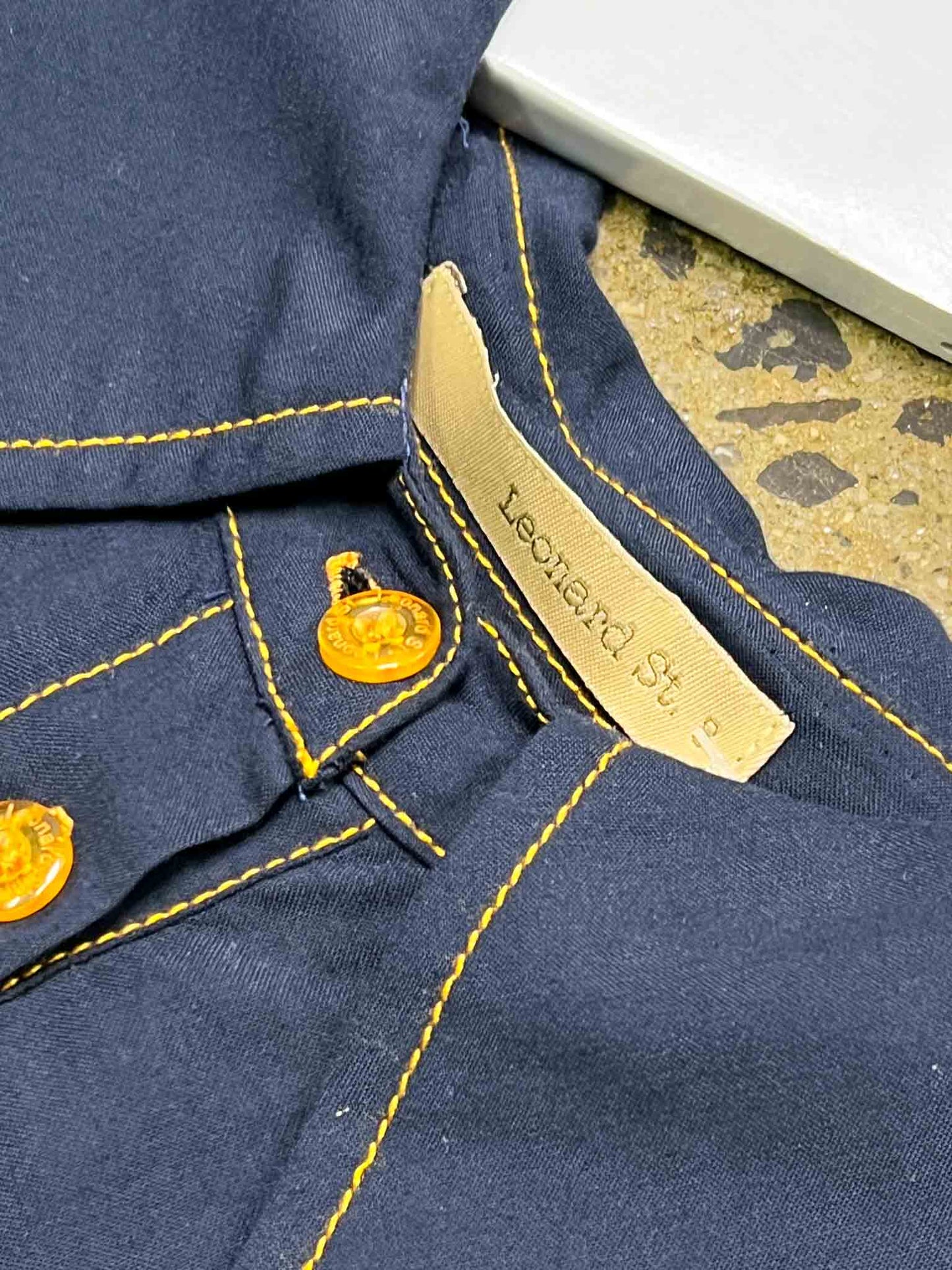 Size 8 | Leonard St Navy Strawberry Fields Dress