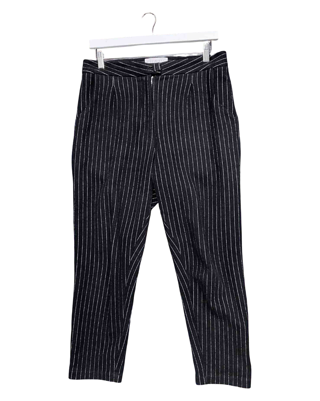 Size 12 | Kuwaii Black Pinstripe Tailored Pant