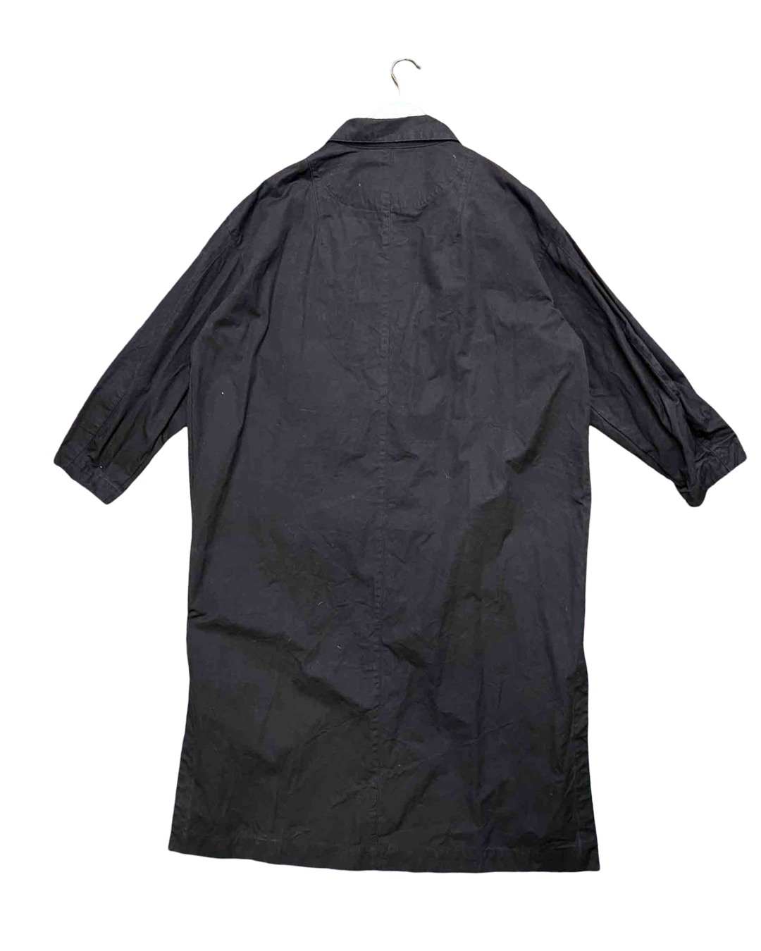 Size L | Kloke Black Cotton Shirt Midi Dress