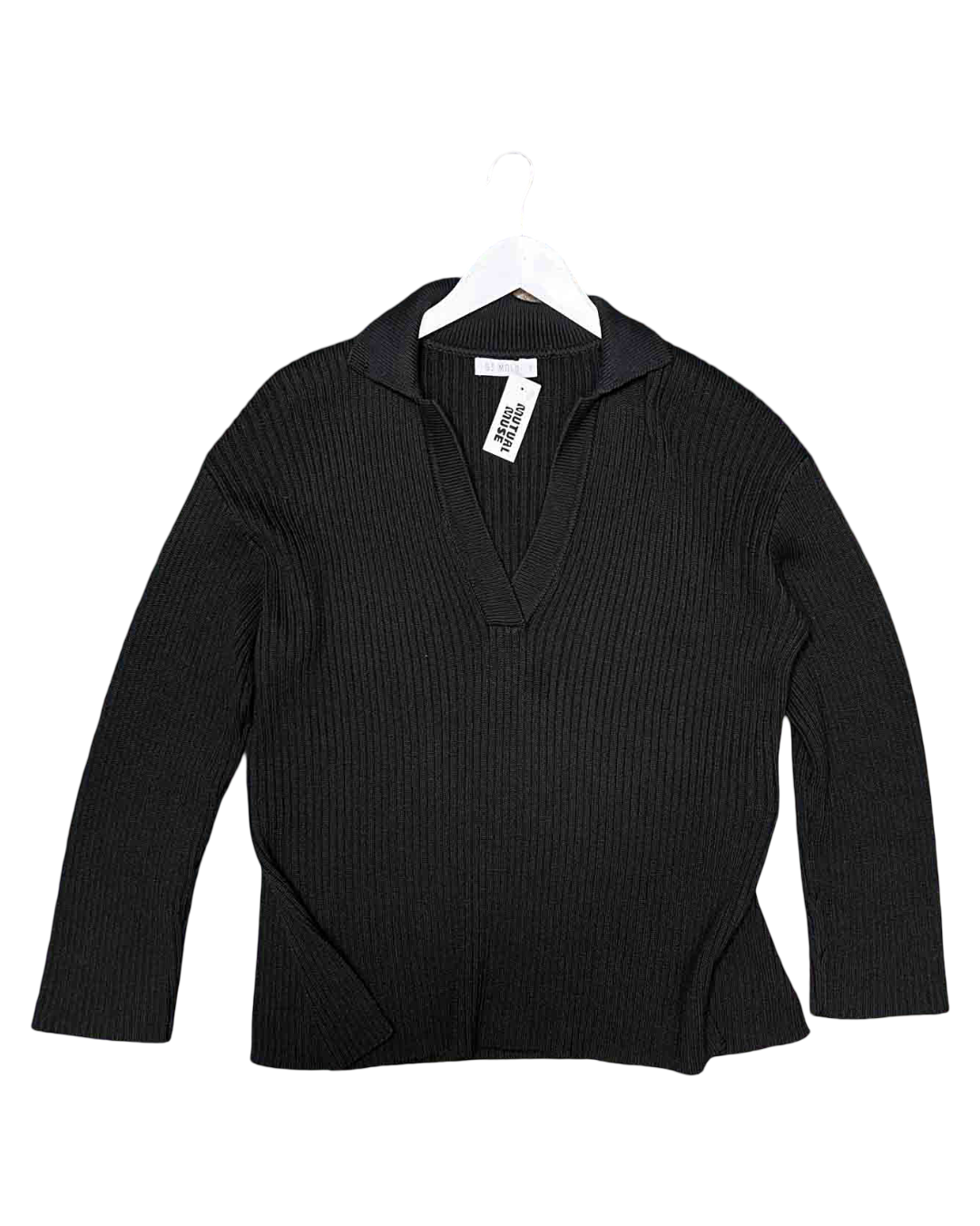 Size S | St Marlo Ribbed Polo Sweater