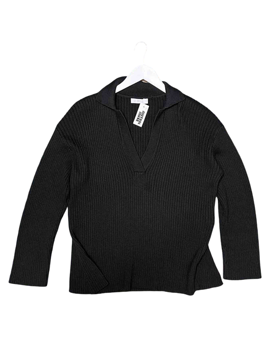 Size S | St Marlo Ribbed Polo Sweater