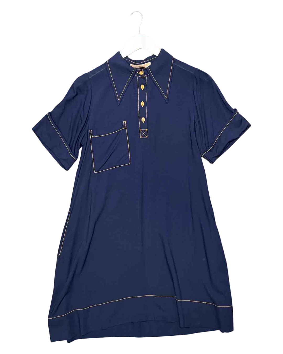 Size 8 | Leonard St Navy Strawberry Fields Dress