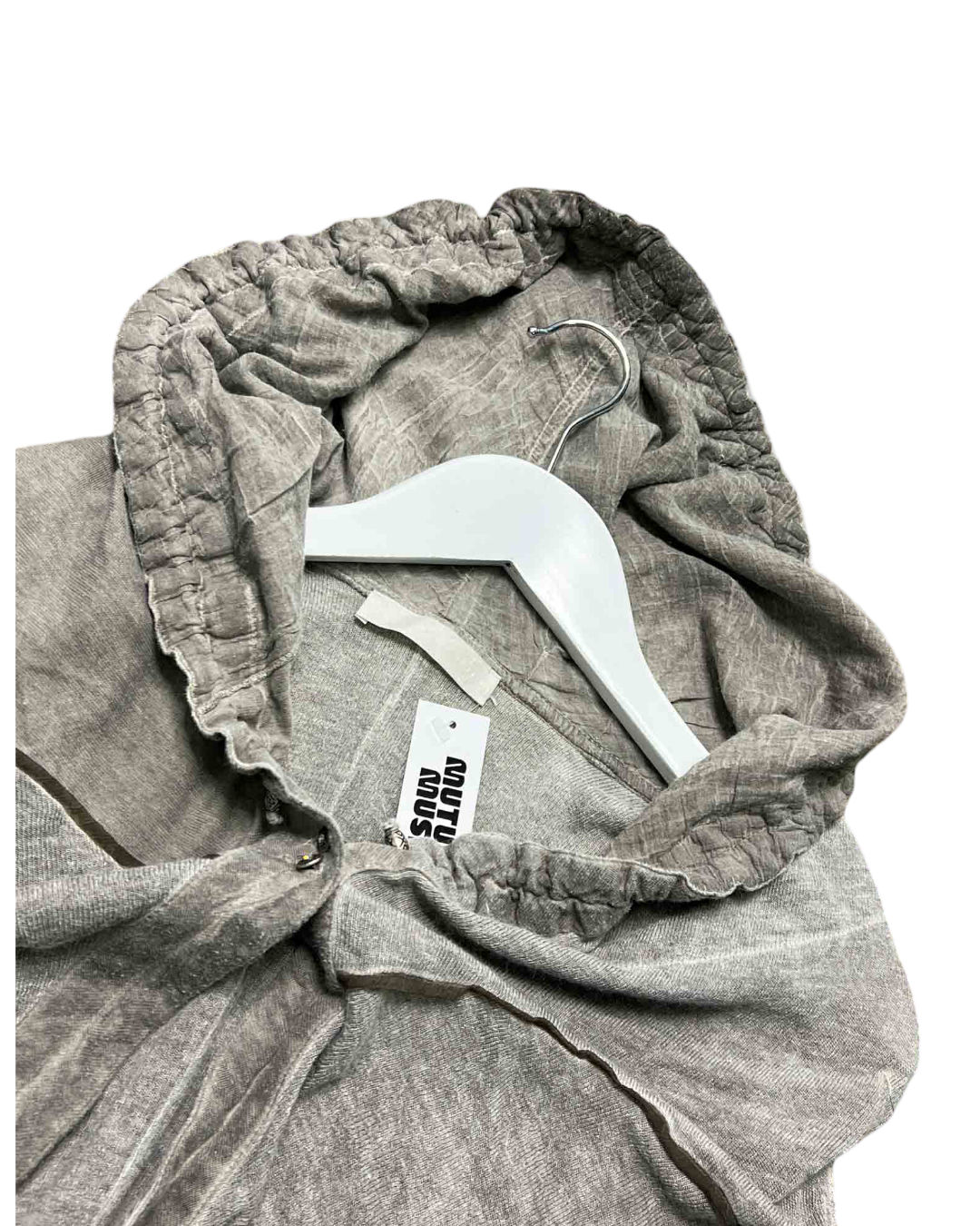 Size XS/S | Fred Sabatier Grey Archive Graphic Cropped Hoodie