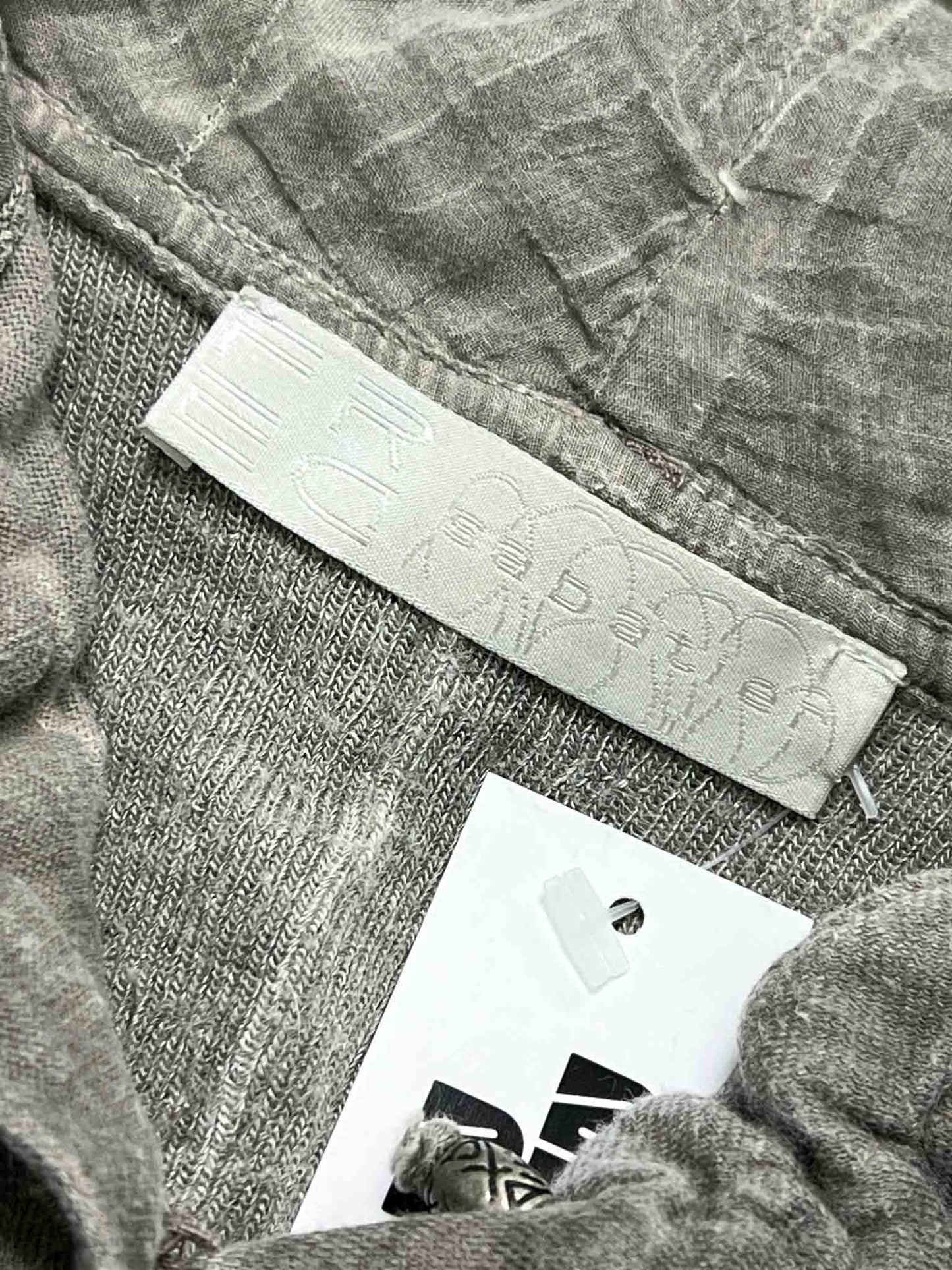 Size XS/S | Fred Sabatier Grey Archive Graphic Cropped Hoodie