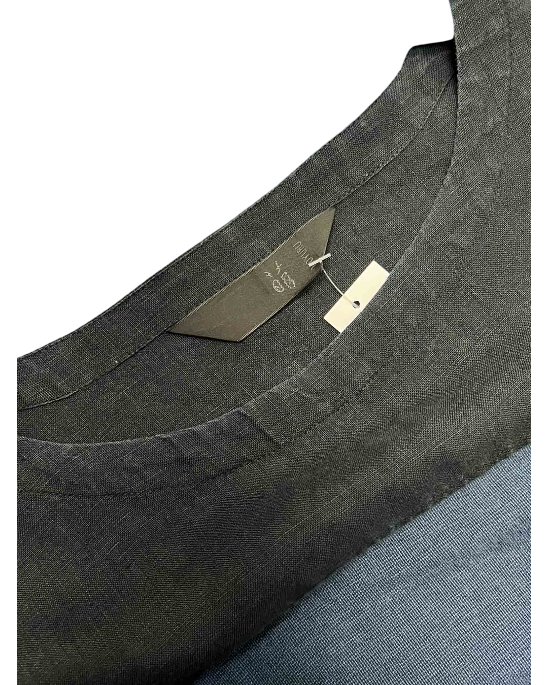 Size M | Moyuru Navy and Black Panelled Smock Dress