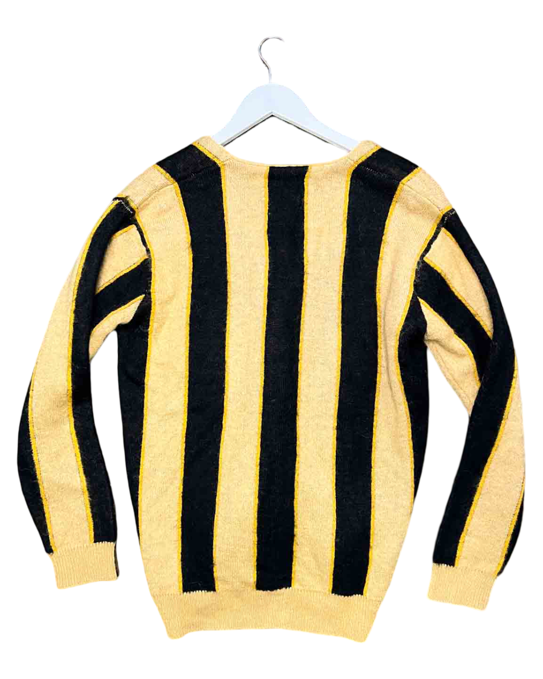Size S | Stussy Mohair Blend Vertical Stripe Cardigan