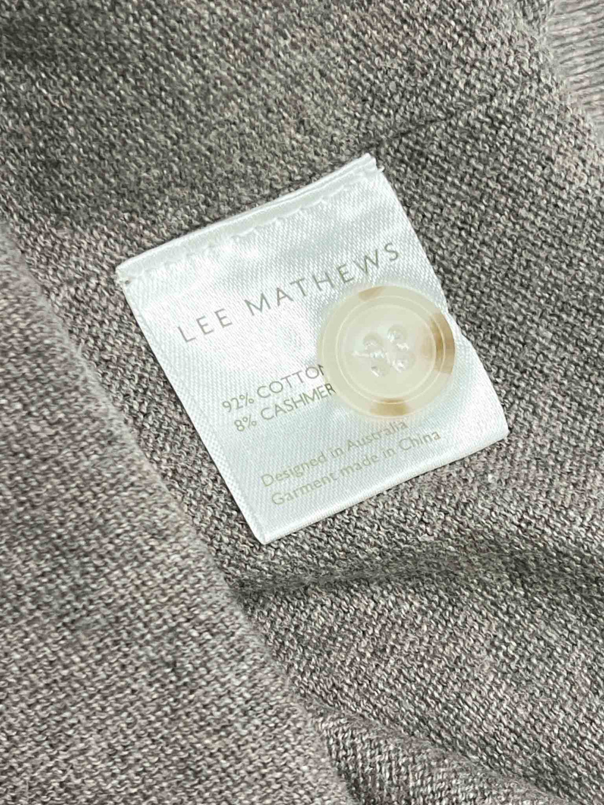 Size XL | Lee Mathews Cotton Cashmere Short Sleeve Cardigan NWT