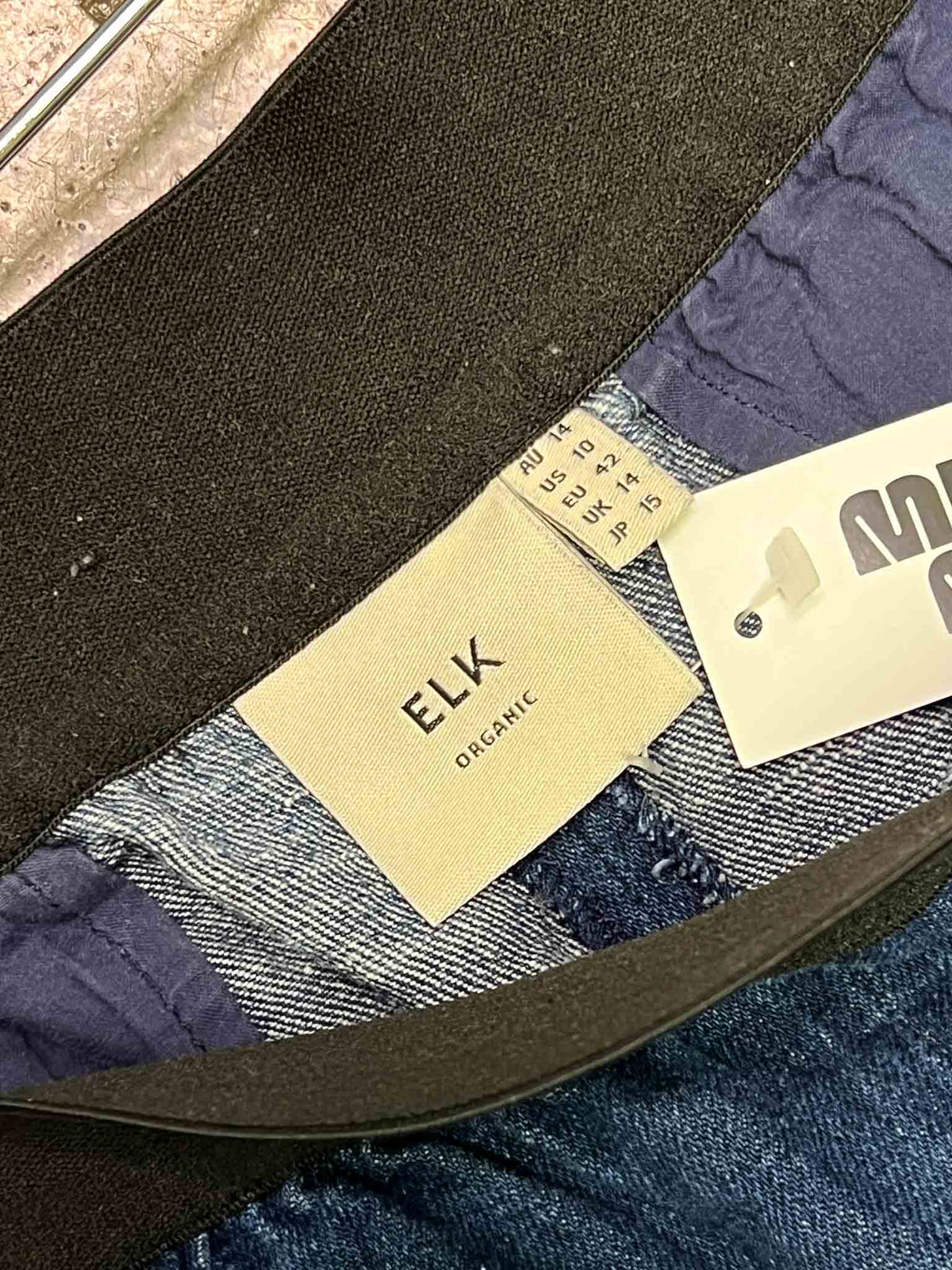 Size 14 | Elk Dark Wash Wide Leg Jeans