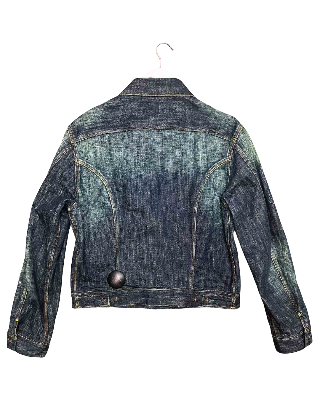 Size L | Diesel Y2K Dragon Stonewashed Denim Jacket