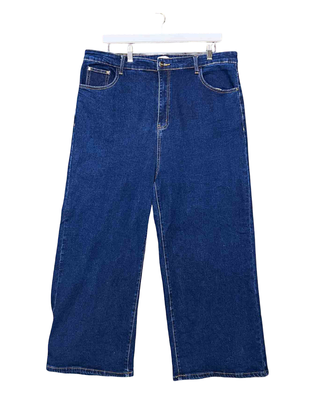 Size 24 (18/ 3XL) | Fayt Label Indigo Wide Leg Jeans