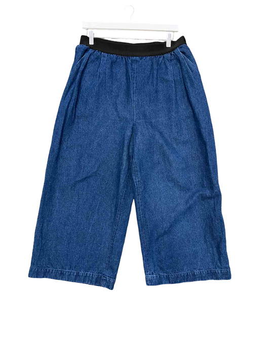 Size 14 | Elk Dark Wash Wide Leg Jeans