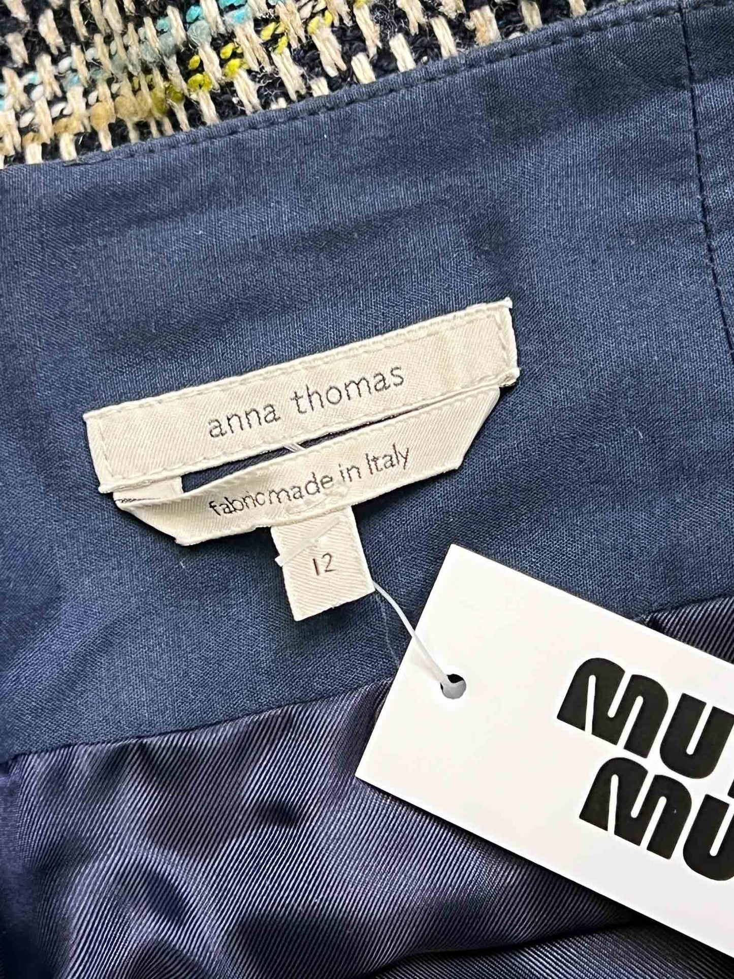 Size 12 (L) | anna thomas Tweed Pencil Skirt