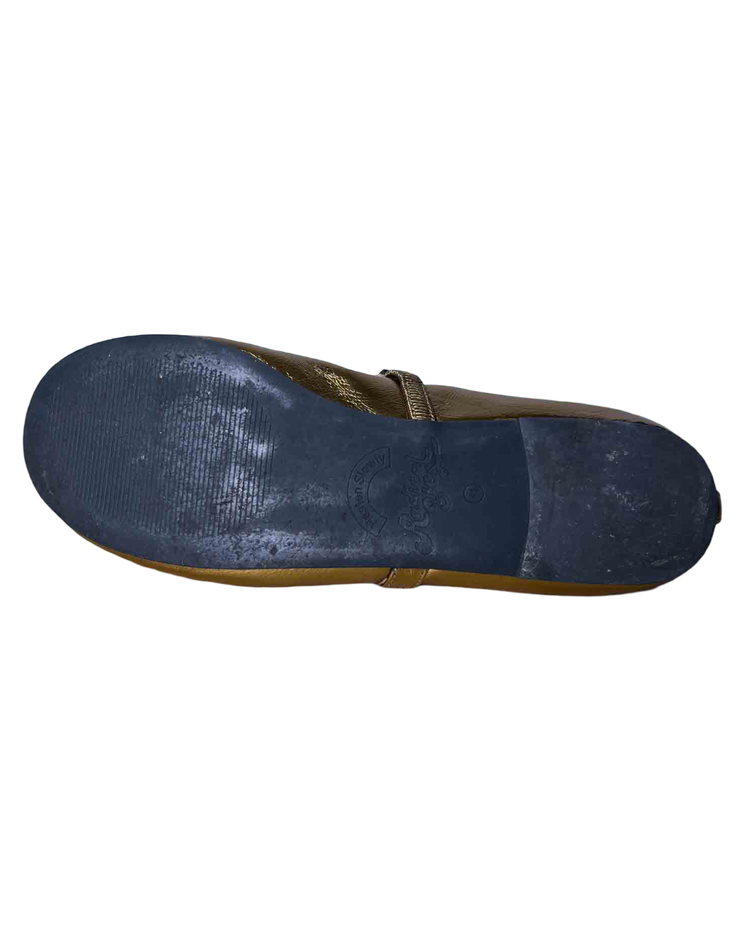 Size 41 | Radical Yes Bronze Patent Strap Ballet Flats