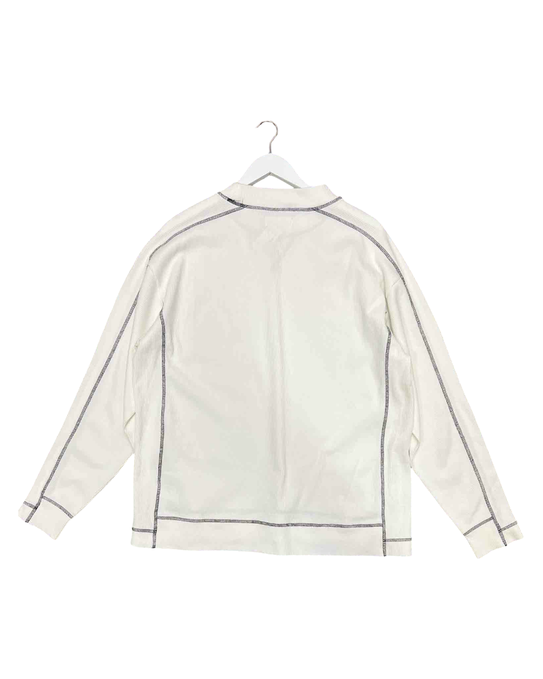 Size M | Simple Project Co White Waffle Longsleeve