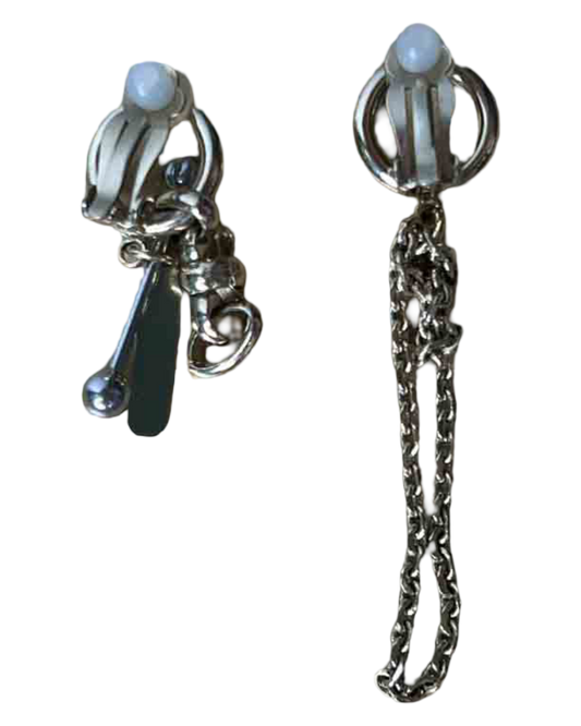 Justine Clenquet Gold Earrings