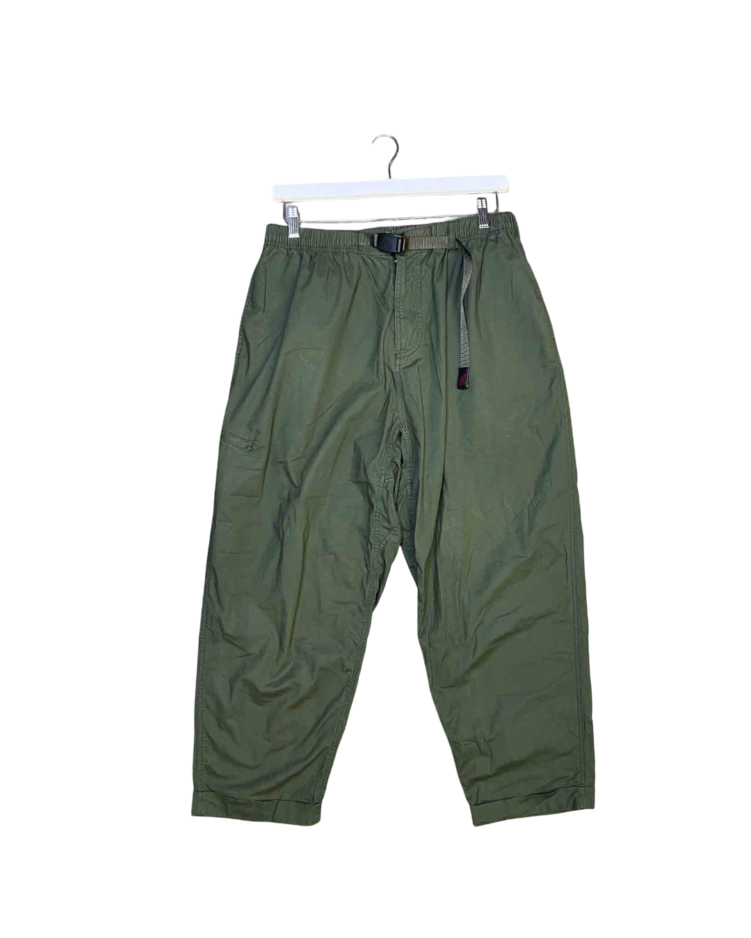 Size XL | Gramicci Olive Nylon Packable Track Pants
