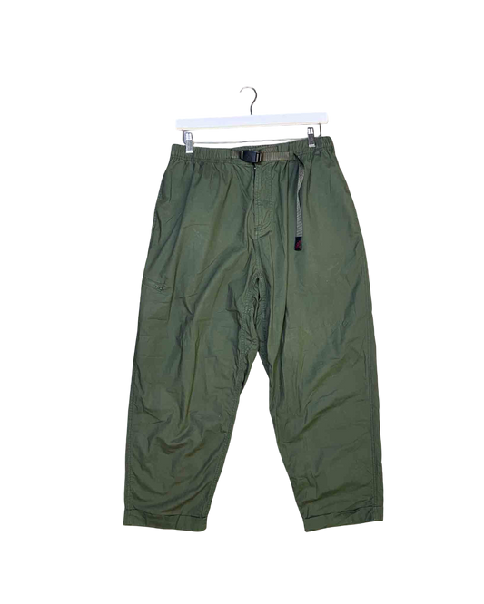 Size XL | Gramicci Olive Nylon Packable Track Pants