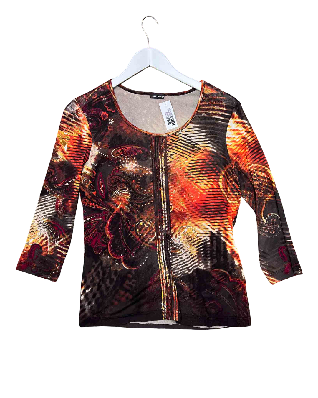 Size 16 | Gerry Weber Mesh Patterned Top