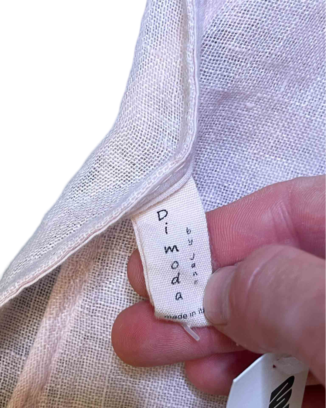 Size L | Dimoda Smock Linen Top