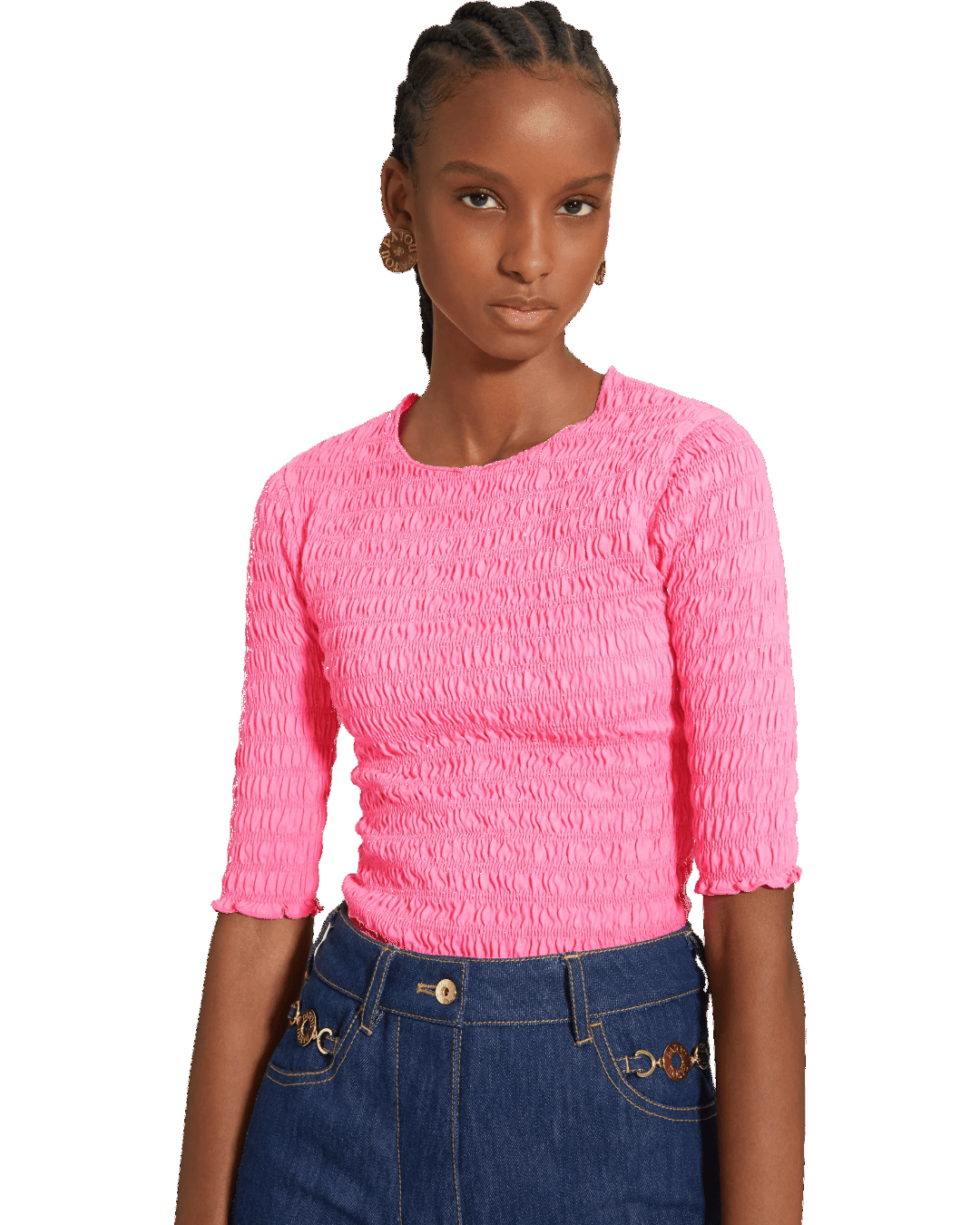 Size L | Patou Shirred Top