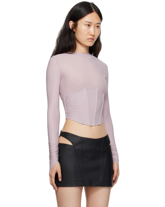 Size M | MISBHV Purple Pandora Corset Top