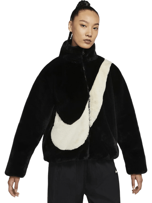 Size L | Nike Faux Fur Zip-Up Jacket