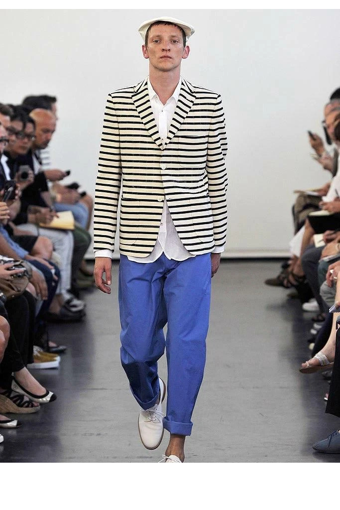 Size S | Junya Watanabe X Comme Des Garçons Striped AW2010 Blazer