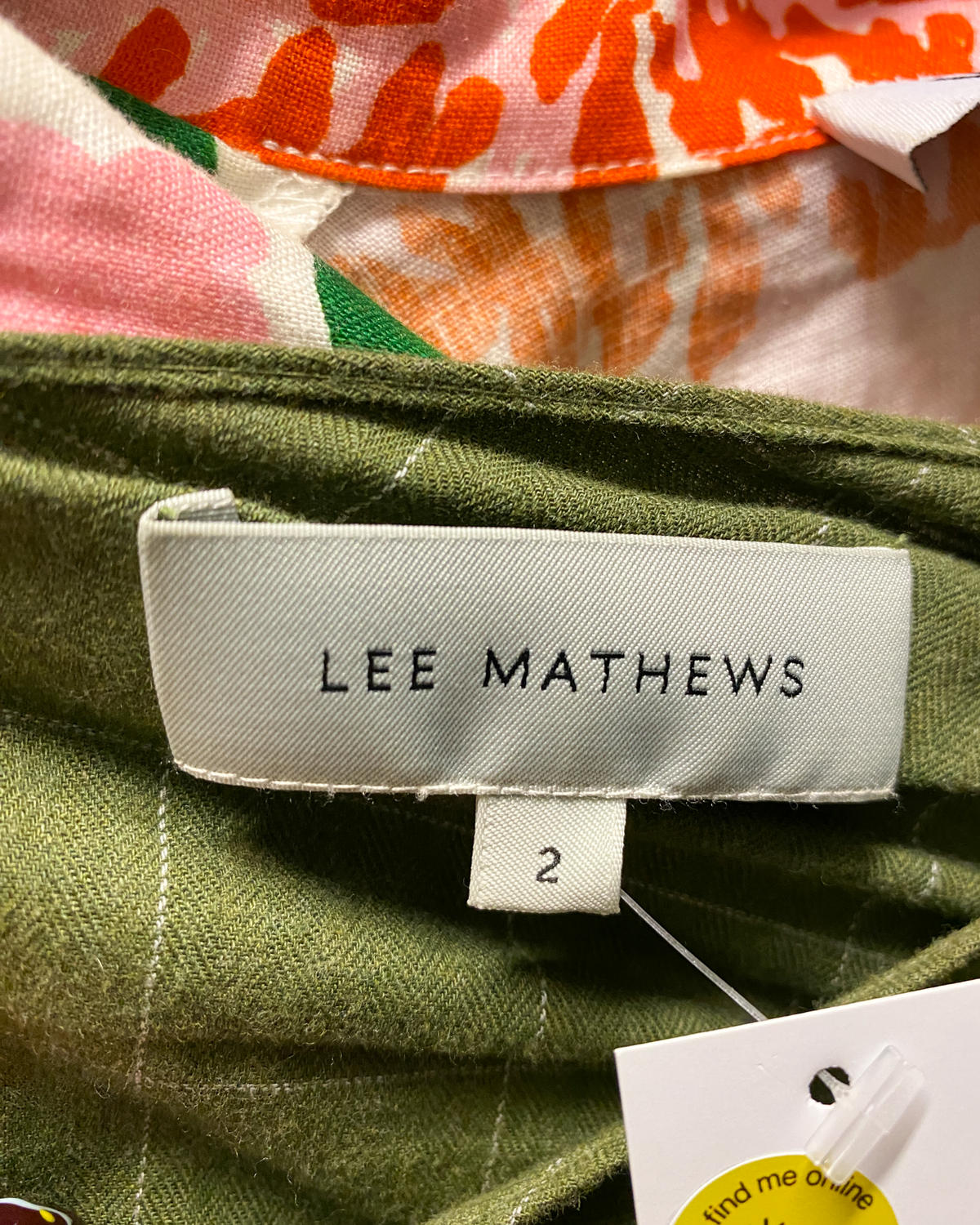 Size 2 (M) | Lee Mathews Gathered Plaid Top