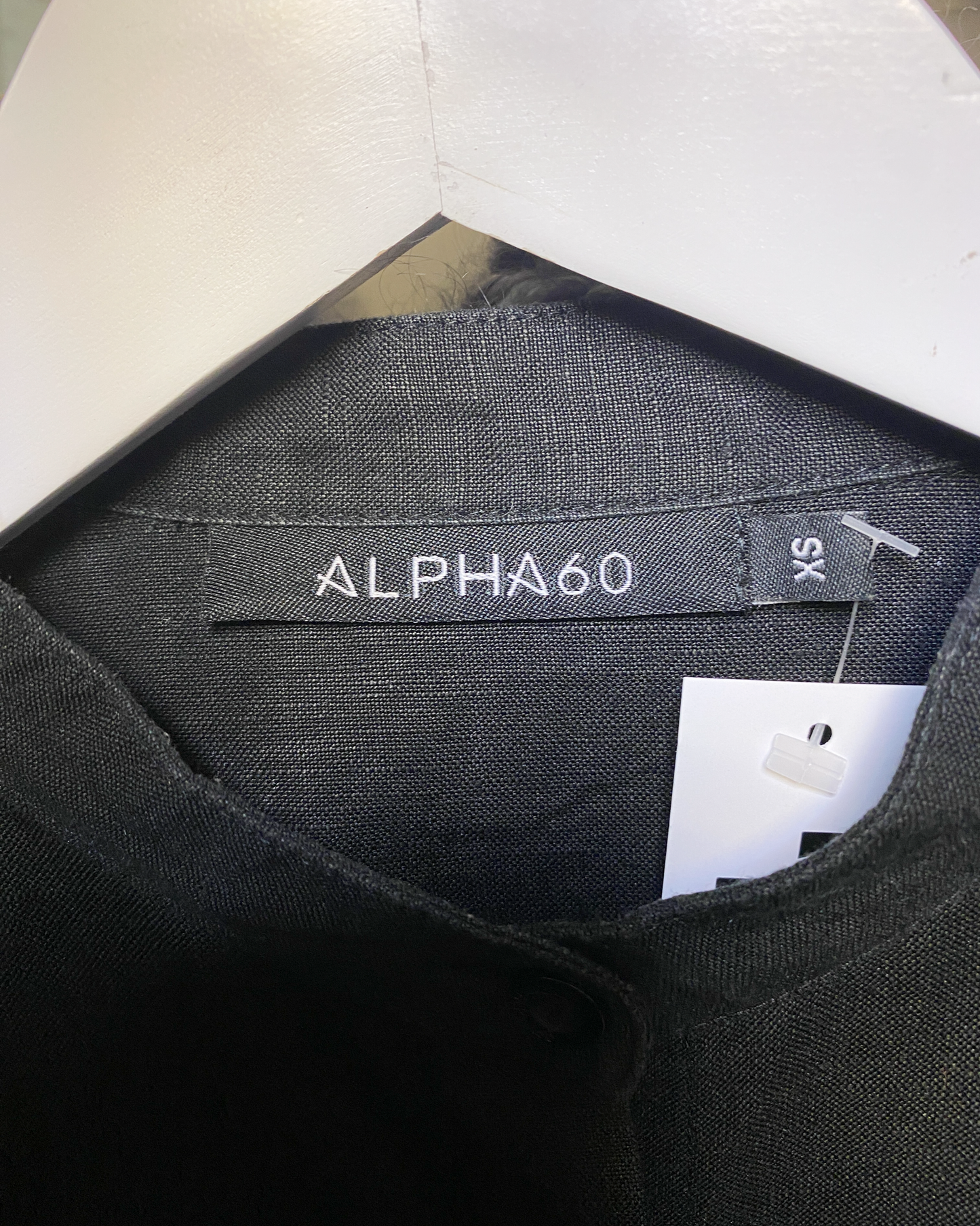 Size XS | Alpha60 Oversized Linen Blend Shirt Dress