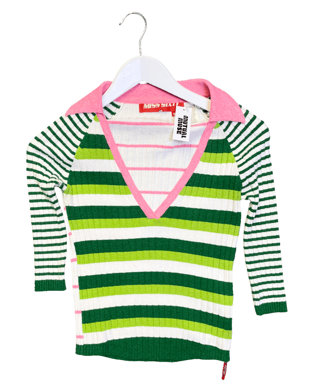 Size S | Miss Sixty Knit Polo Top