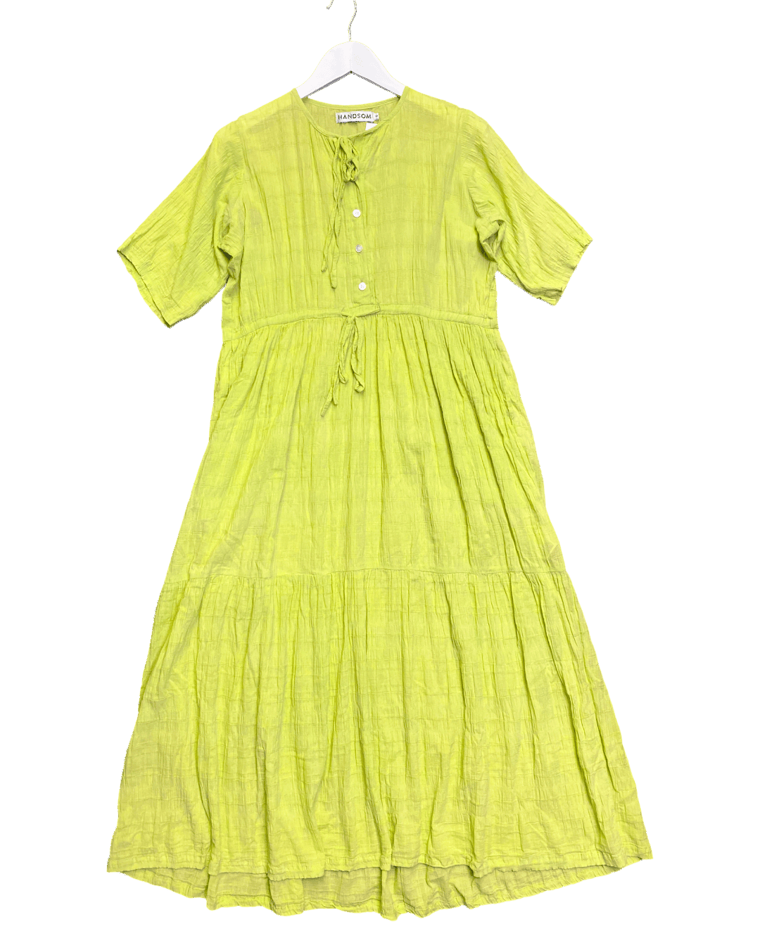 Size 8 | Handsom Tiered Cotton Midi Dress