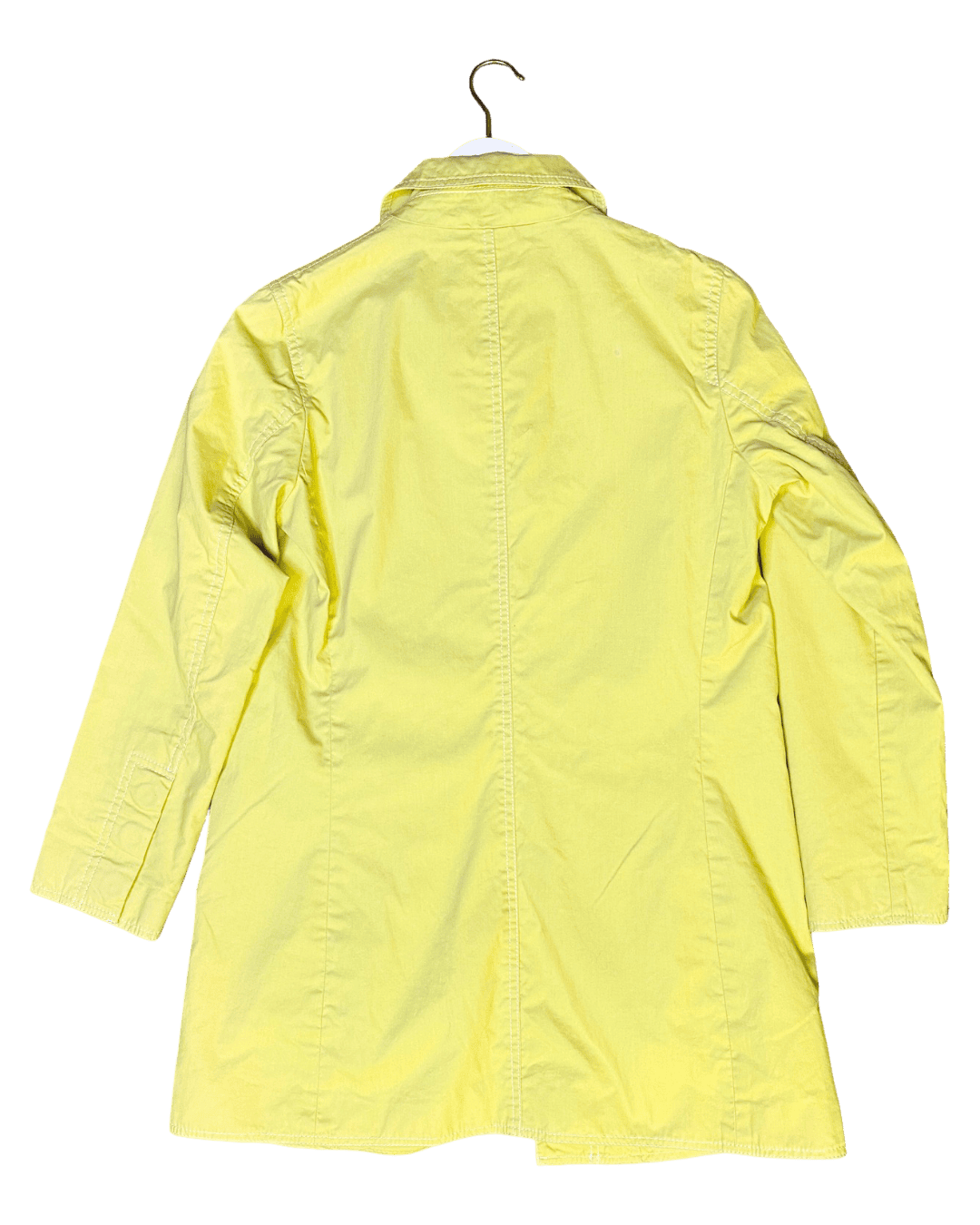 Size S | Coach Green Cotton Trench Coat