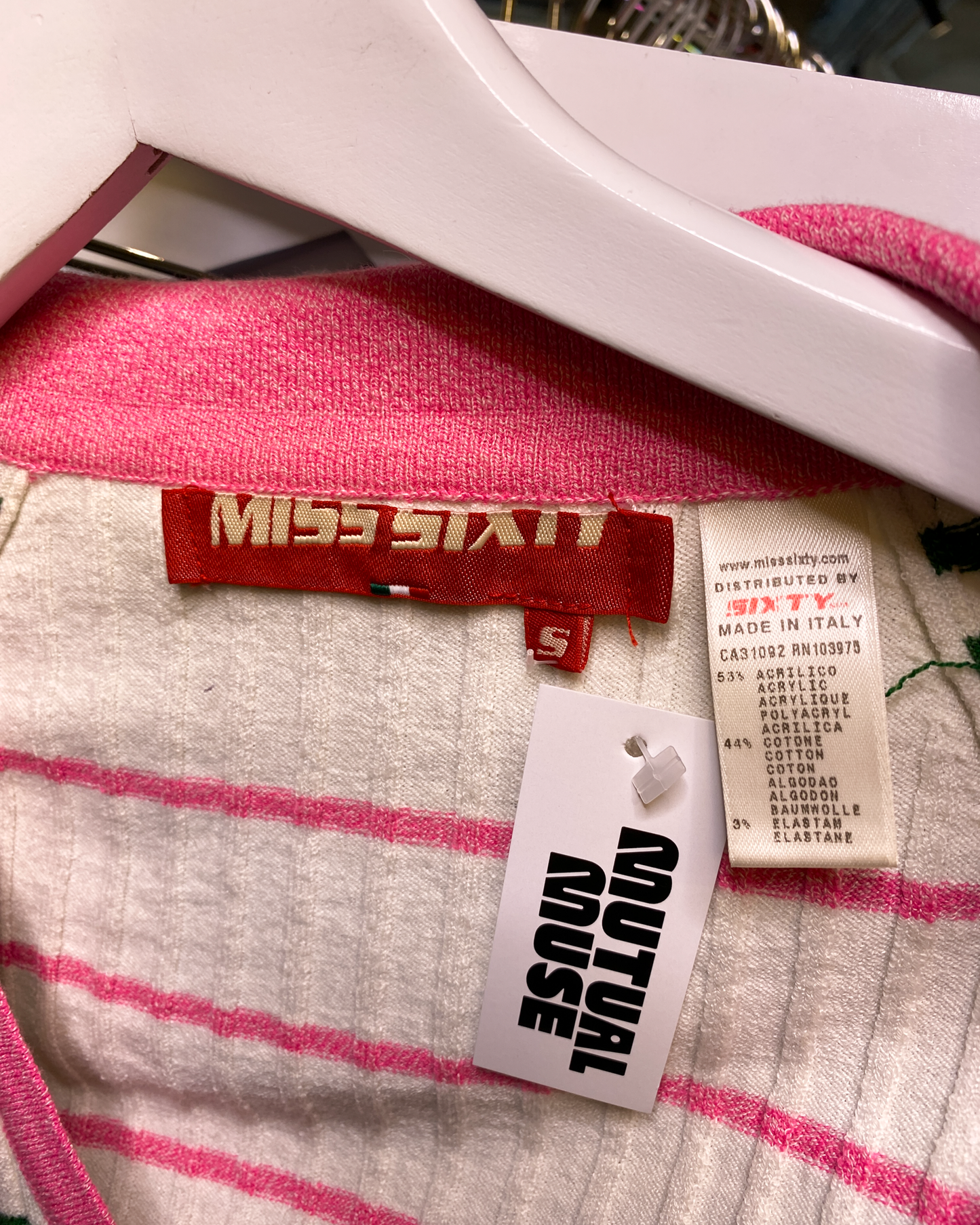 Size S | Miss Sixty Knit Polo Top