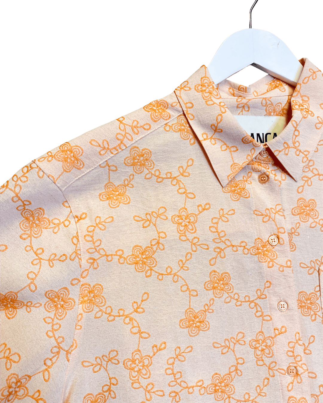 Size M/L | Blanca Floral Embroidery Shirt