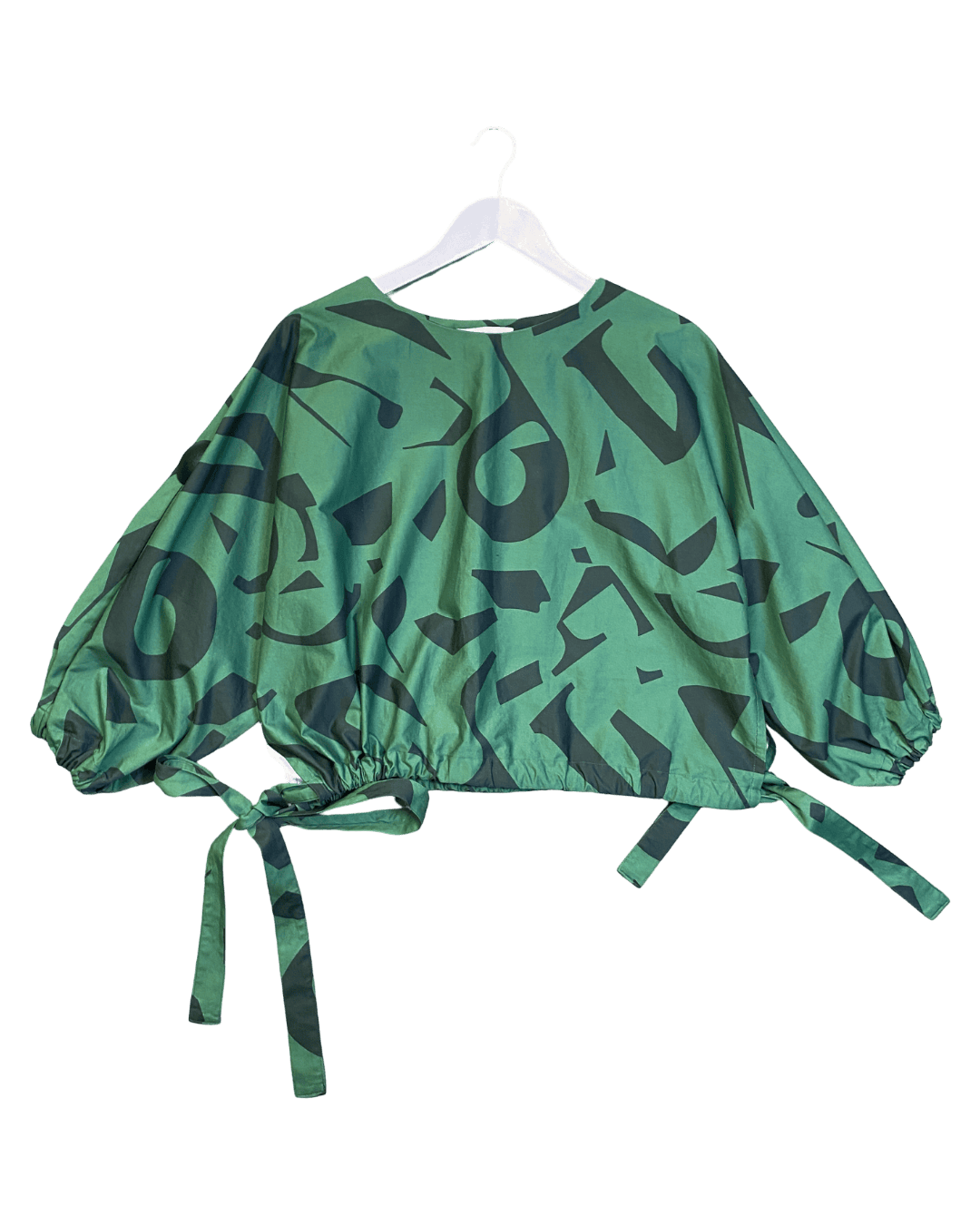 Size M | Ricochet Cotton Top With Ties
