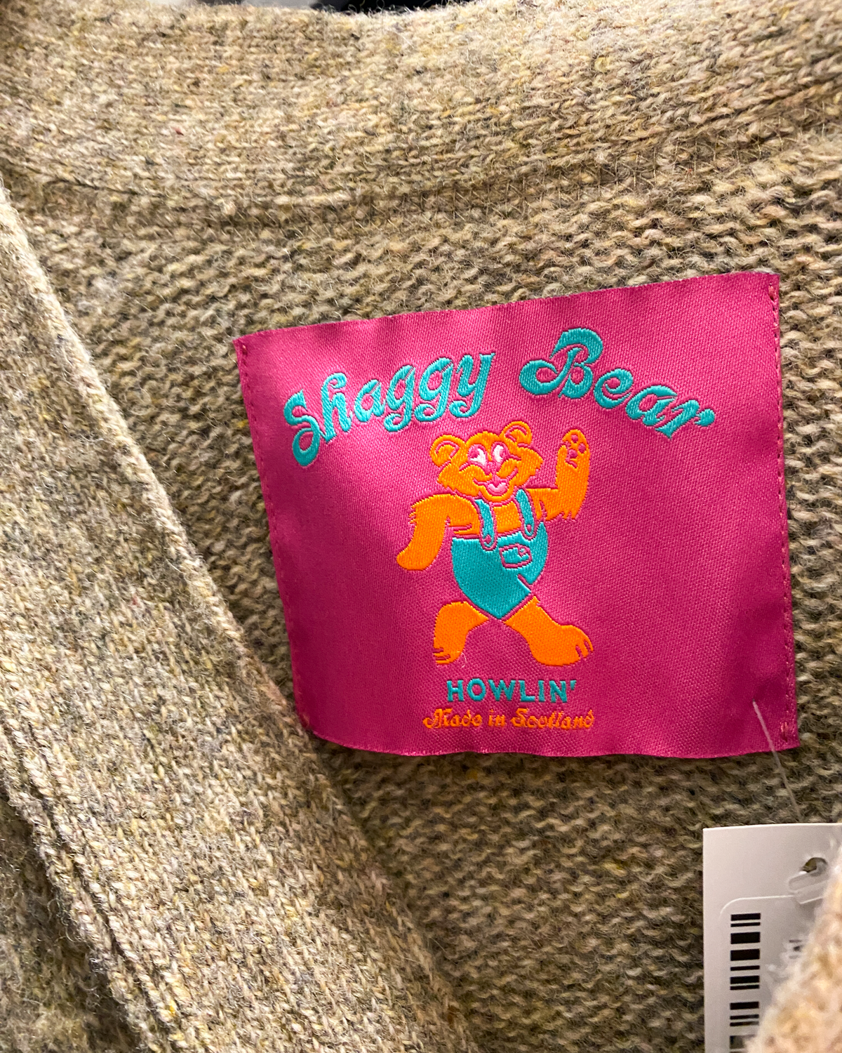 Size M | Shaggy Bear by Howlin' Scottish Wool Cardigan