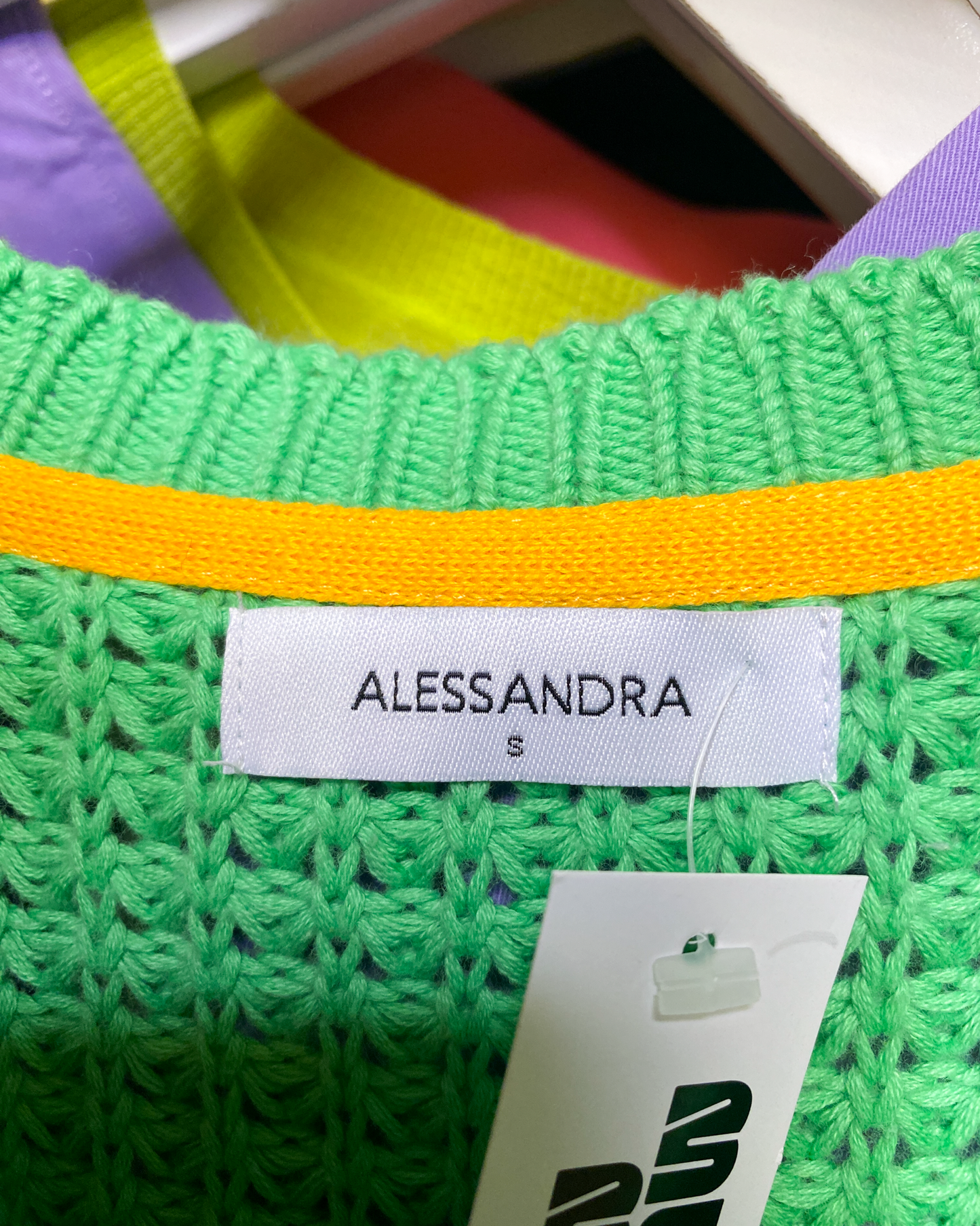 Size S | Alessandra Knit Cotton Cardigan