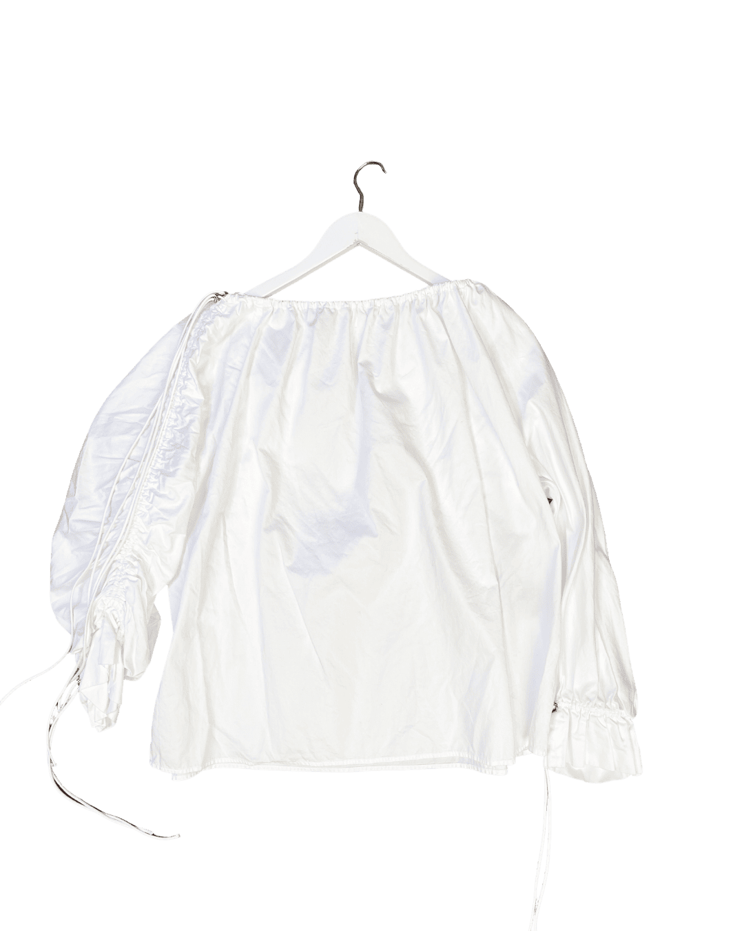 Size M | Camilla & Marc Cotton Poplin Ruched Top