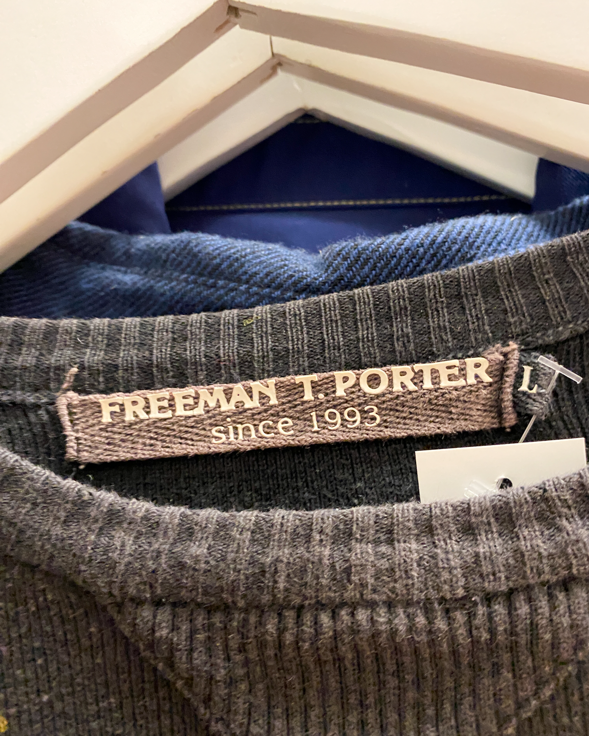 Size L | Freeman T. Porter Y2K Cotton Jumper